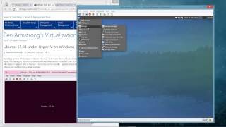 Ubuntu 1204 XFCE in HyperV with VNC Access [upl. by Odel]