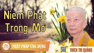 Niệm Phật Trong Mơ  Hòa Thượng Thích Trí Quảng [upl. by Charita]