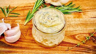 EASY ROASTED GARLIC HERB BUTTER [upl. by Silliw318]