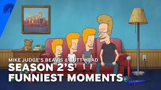 Mike Judges Beavis And ButtHead  Season 2s Funniest Moments  Paramount [upl. by Oilime]