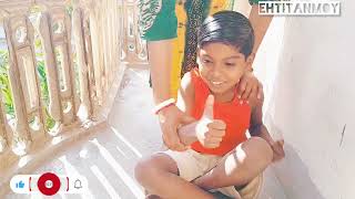 How to relaxing child head massage blood circulation massageছেলের হেড মাসাজ। ehtitanmoy [upl. by Emmey]