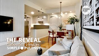 Simple Opulence  Extended Reveal  1 Bedroom Makeover  Elegant Minimalist  Studio Ploy [upl. by Alyek]