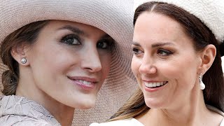 The Untold Story of Kate Middleton and Queen Letizias Close Bond royal [upl. by Burn445]