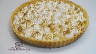 طريقة تحضير طارط بالحامض و المورانج  Tarte au citron meringuée [upl. by Asaret]