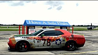 Challenger Hellcat P51 Mustang Red Tail Wrap [upl. by Dode]