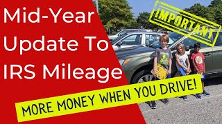 2022 IRS Mileage Rate Update [upl. by Sedinoel]