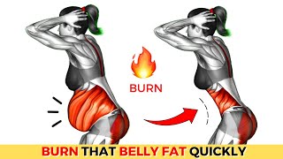 10 Exercises to Lose Belly Fat  Stubborn Belly Fat and Slim Waist Exercise [upl. by Erlinna]