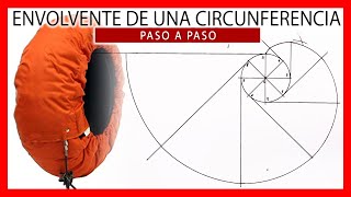 🚀🌀 EVOLVENTE de una circunferencia  Evolvente dibujo técnico paso a paso  INVOLUTA [upl. by Underwood963]