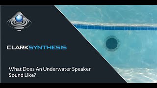 What Does An Underwater Speaker Sound Like [upl. by Damour495]