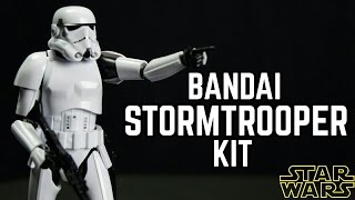 BANDAI 112 Scale Stormtrooper STAR WARS Model kit Review [upl. by Tala703]