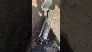 Collecting Waste For Recycling From Submersible Water Pump By Cutting It recycling submersible [upl. by Jacintha]