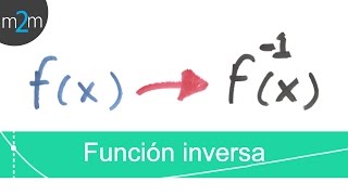 ✅ Como obtener la función inversa │ algebraica [upl. by Lladnek]