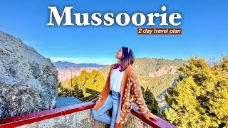 Mussoorie Travel Plan for 2 days  budget tourist places food hotel shopping [upl. by Nirre53]