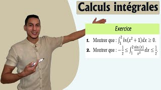 calcul dintégrale 2 bac exercices  integrale et ordre exercice corrigé [upl. by Joo]