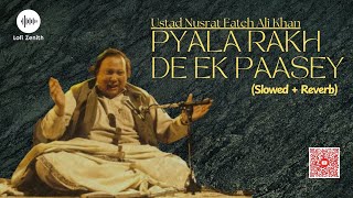 Pyala rakh de ek pase nfak Slowed amp Reverb LofiZenith musicjourney trending lofisong [upl. by Llenil]