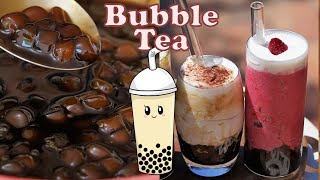 Bubble Tea de A à Z économique avec perles maison simples à faire  thé  lait  matcha framboise [upl. by Adnalay]