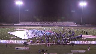 Dazzlers and AHS Band at Halftime of Gosnell Playoff Game Nov 9 2018 [upl. by Lemmie]