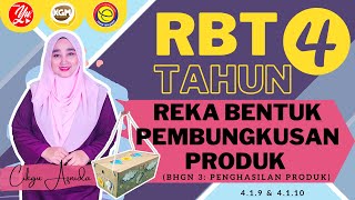 RBT TAHUN 4  41 REKA BENTUK PEMBUNGKUSAN PRODUK Penghasilan Produk buku teks ms  6164 [upl. by Ilwain139]