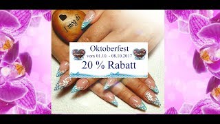 Gelnägel Auffüllen Oktoberfest Nailart amp 20 Rabatt im Onlineshop [upl. by Meehyr]