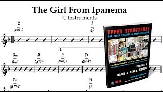 The Girl From Ipanema Upper Structures for Piano Voicings amp Improvisations Demo Song [upl. by Eelamme]