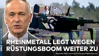 RÜSTUNGSINDUSTRIE BOOMT Rheinmetall wächst weiter kräftig  BÖRSE AM ABEND [upl. by Rush]