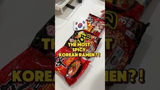 The most spicy Korean ramen mukbang koreanfood foodie [upl. by Lula217]