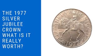 The 1977 Silver Jubilee Crown What is It Really WorthQueenelizabeth crown coincollecting [upl. by Nylhtac577]