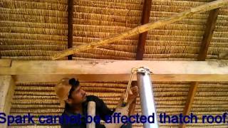 Fire proof Thatch Roof in india [upl. by Eladnar]