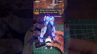 1144 HG Narrative Gundam CPacks LED Custom bandaigundam gundambuilder bandai japaneserobots [upl. by Vierno]