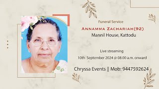 Funeral  Annamma Zachariah92 [upl. by Hildebrandt]