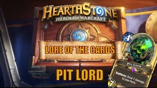 Hearthstone  Lore of the Cards  MannorothMagtheridon  Pit Lord [upl. by Rosie213]