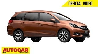 The All New Honda Mobilio  Official Video  Autocar India [upl. by Noret795]