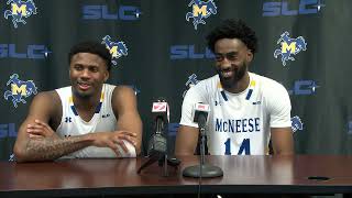 Shahada Wells and Javohn Garcia postgame vs SLU [upl. by Grantland]