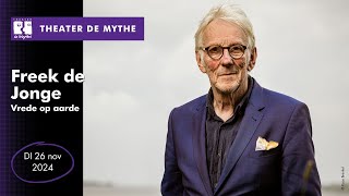 Freek de Jonge  Vrede op Aarde  DI 261124 Theater de Mythe Goes [upl. by Enneire]