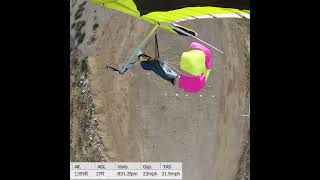 Big Drogue  Steep HG Landing Sylmar 20140122 [upl. by Max]