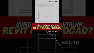 REVIT X AUTOCAD  Quem vence essa batalha revit autocad autodesk engenharia arquitetura [upl. by Ayikan]