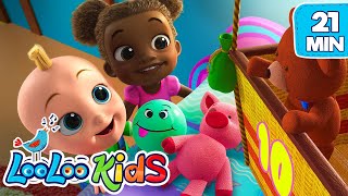 Play the Game of Hide and Seek  S4EP93 Dance Along Super Mix  LooLoo Kids Songs for Kids [upl. by Lanaj]