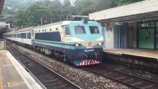 China Railways SS8 0163 with Guangdong Through Train passing Kowloon Tong Station Hung Hom Bound [upl. by Apps73]