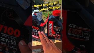 engine oil motul packing label replace motul engine oil original vs fake  20w50 motul engine oil [upl. by Chon365]