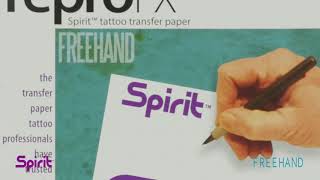 ReproFX Spirit Classic Freehand Tattoo Stencil Transfer Paper [upl. by Atikim]