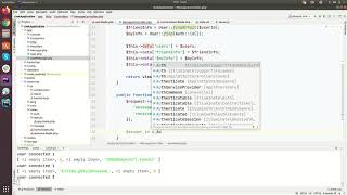 Chat App Tutorial with Laravel 7 amp SocketIO  Part 08 Sending Message [upl. by Elianora]