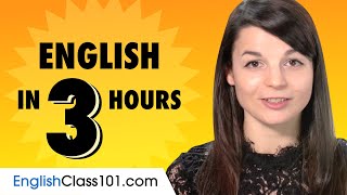 Learn English in 3 Hours Basics of English Speaking for Beginners [upl. by Aillimat]