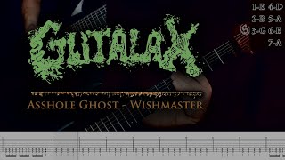 Gutalax  Asshole Ghost  Wishmaster guitar cover playthrough tabs [upl. by Joachim]