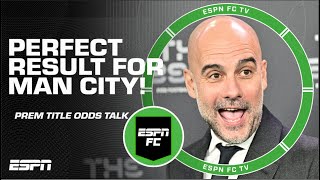 Premier League Title Odds Manchester City 50 Liverpool and Arsenal 25  ESPN FC [upl. by Eniruam]