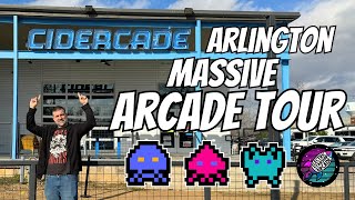 Cidercade Arlington Full Arcade Tour  Its Huge [upl. by Constancia]