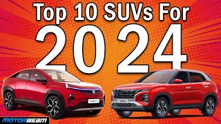 Top 10 Upcoming SUVs In 2024  MotorBeam [upl. by Alboran]