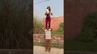 Waoo shorts ytshorts gymnast parkour couplegoals viralvideo [upl. by Aerdnaz]