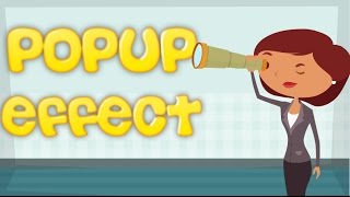 Animaker Popup Effect Tutorial [upl. by Dust]