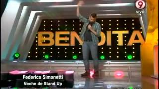 Federico Simonetti  Bendita TV  Stand Up  enero 2014 [upl. by Neih]