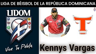 JONRON BESTIAL DE KENNY VARGAS  BÉISBOL INVERNAL DE LA REPÚBLICA DOMINICANA  LIDOM [upl. by Arreyt592]